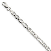 Sterling Silver 5.5mm Figaro Anchor Chain